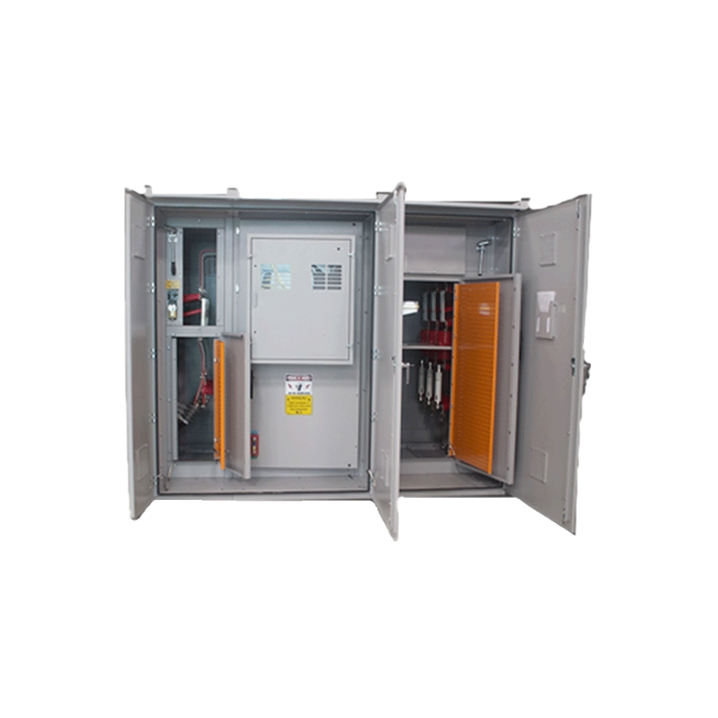 Cubículo blindado externo de 15 kV LD (interior abierto)